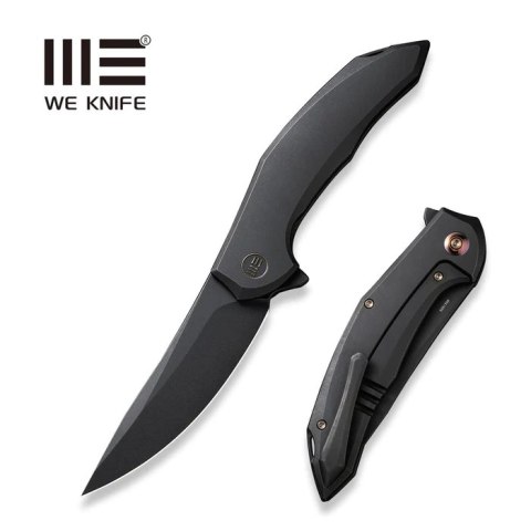 Nóż składany WE Knife Merata LE No 010/205 Black Titanium, Black Stonewashed CPM 20CV by Anton Tkachenko (WE22008A-1) WE Knife