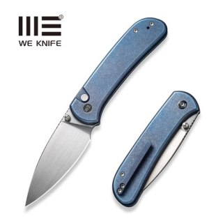 Nóż składany WE Knife Qubit Blue Titanium, Satin CPM 20CV (WE22030F-3) WE Knife