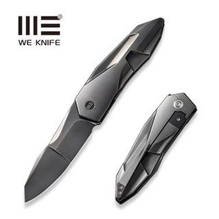 Nóż składany WE Knife Solid Polished Grey Titanium, Polished Grey CPM 20CV by Gustavo T. Cecchini (WE22028-6) WE Knife
