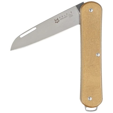 Scyzoryk Fox Vulpis Brass, Polished M390 (FX-VP130 OT) FOX