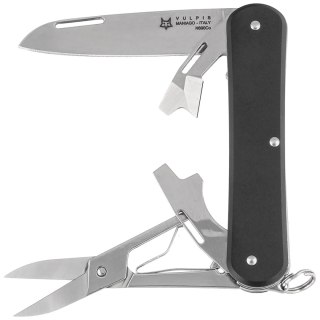 Scyzoryk Fox Vulpis F4 Black Aluminium, Polished N690Co (FX-VP130-F4 BK) FOX