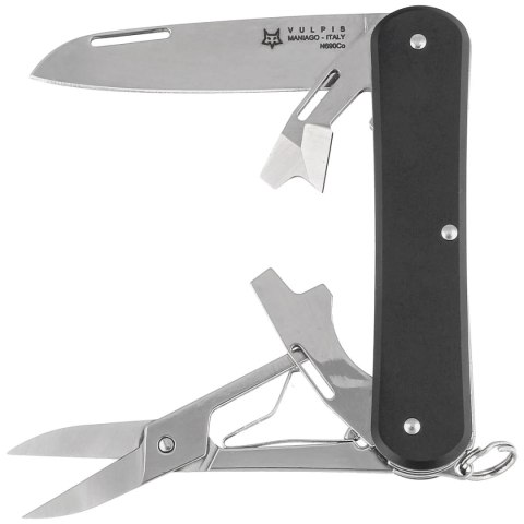 Scyzoryk Fox Vulpis F4 Black Aluminium, Polished N690Co (FX-VP130-F4 BK) FOX