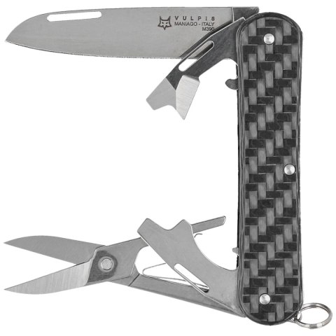 Scyzoryk Fox Vulpis F4 Carbon Fiber 3K, Polished M390 (FX-VP130-F4 CF) FOX