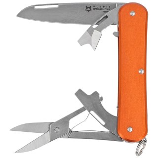 Scyzoryk Fox Vulpis F4 Orange Aluminium, Polished N690No (FX-VP130-F4 OR) FOX