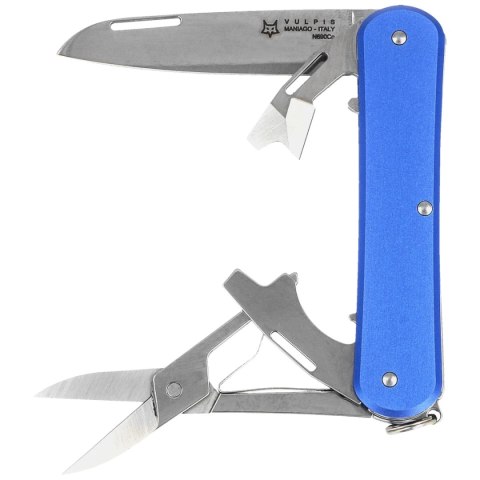 Scyzoryk Fox Vulpis F4 Sky Blue Aluminium, Polished N690Co (FX-VP130-F4 SB) FOX