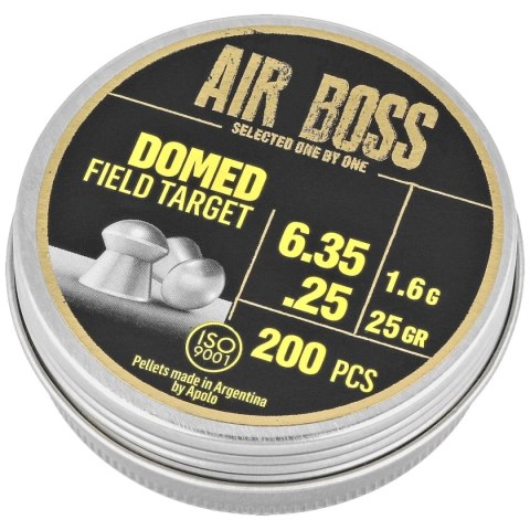 Śrut Apolo Air Boss Domed Field Target 6.35 mm, 200 szt. 1.60g/25.0gr (30206) Apolo