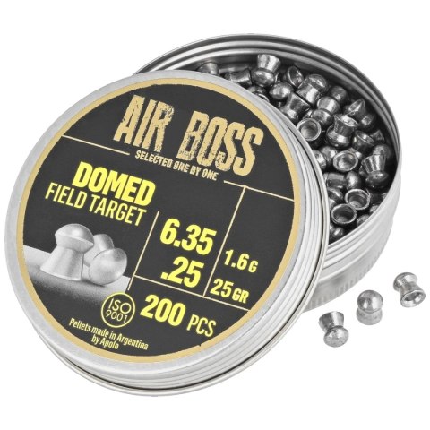 Śrut Apolo Air Boss Domed Field Target 6.35 mm, 200 szt. 1.60g/25.0gr (30206) Apolo