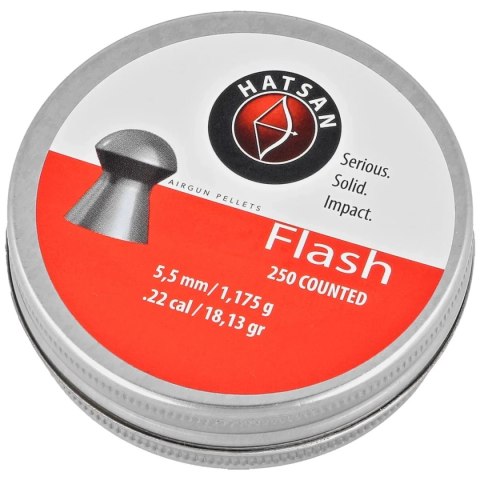 Śrut Hatsan Flash 5.5 mm, 250 szt. 1.175g/18.13gr Hatsan Arms