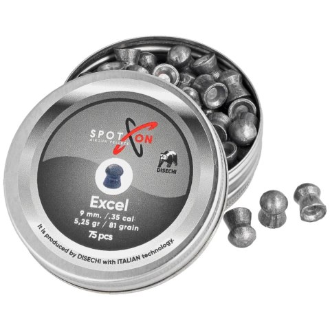 Śrut Spoton Excel 9 mm, 75 szt. 5.25g/81.0gr Spoton by Disechi