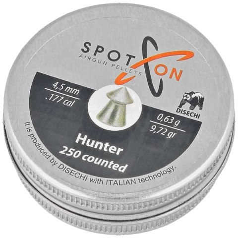 Śrut Spoton Hunter 4.5 mm, 250 szt. 0,63g/9,72gr Spoton by Disechi