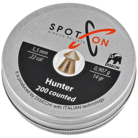 Śrut Spoton Hunter 5.5 mm, 200 szt. 0,907g/14,0gr Spoton by Disechi