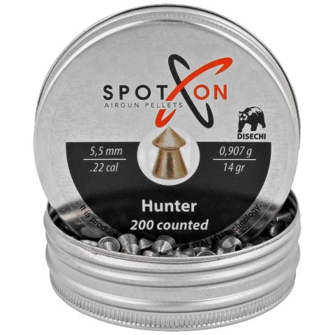 Śrut Spoton Hunter 5.5 mm, 200 szt. 0,907g/14,0gr Spoton by Disechi