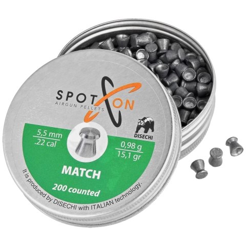 Śrut Spoton Match 5.5 mm, 200 szt. 0.98g/15.10gr Spoton by Disechi