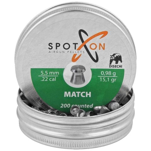 Śrut Spoton Match 5.5 mm, 200 szt. 0.98g/15.10gr Spoton by Disechi