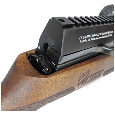 Wiatrówka PCP Kuzey K600 RG 4.5 mm z regulatorem i tłumikiem Kuzey Arms