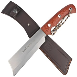 Maczeta Muela Sherpa 18-C Brown Micarta, Satin X50CrMoV15 Muela