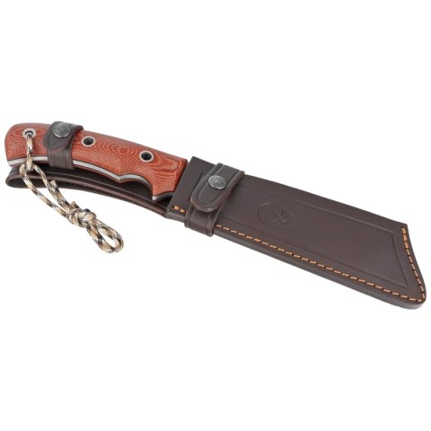 Maczeta Muela Sherpa 18-C Brown Micarta, Satin X50CrMoV15 Muela