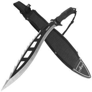 Maczeta Third Decor Habitat Yakuza Black Rubberized ABS, Satin/Black 420 (H0300N) Decor Habitat