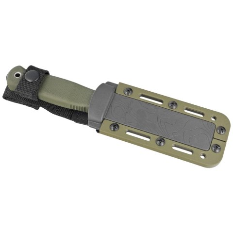 Nóż Demko Armiger 4 Clip Point OD Green TPR, Black Powder Coated 80CrV2 by Andrew Demko (ARM4-80CrV2-OD-CLP) Demko Knives