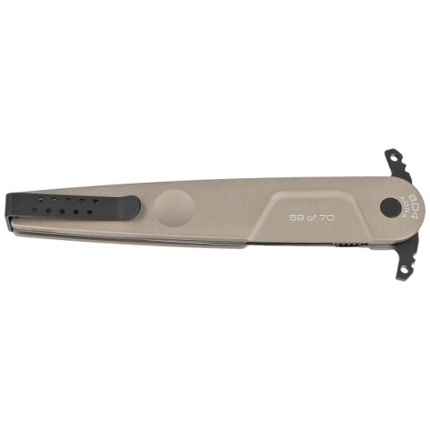 Nóż Extrema Ratio BD4 Adra Contractor LE No 59/70 Tactical Mud Aluminium, Black N690 (04.1000.0498/TM) Extrema Ratio