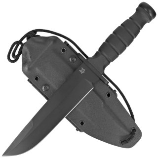 Nóż Fox Defender Black FRN, Black Top Shield N690Co (FX-689B) FOX