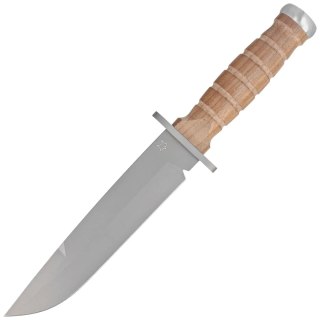 Nóż Fox Defender Walnut Wood, Bead Blasted N690Co (FX-689) FOX