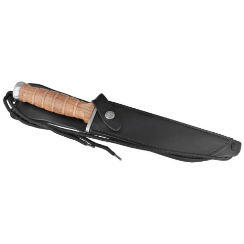 Nóż Fox Defender Walnut Wood, Bead Blasted N690Co (FX-689) FOX