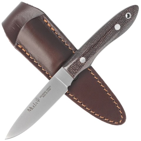 Nóż Muela 4410-M Brown Jute Micarta, Satin X50CrMoV15 Muela