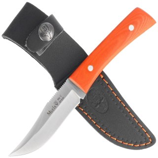 Nóż Muela BWE-8.O Orange Canvas Micarta, Satin X50CrMoV15 Muela