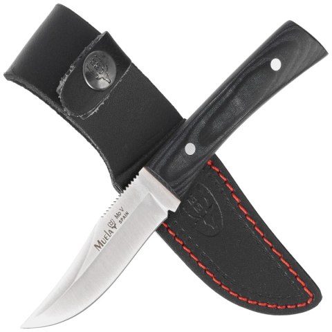 Nóż Muela BWE-8M Black Blue Canvas Micarta, Satin X50CrMoV15 Muela