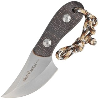 Nóż Muela Mouse-7M Brown Jute Micarta, Satin 14C28N Muela
