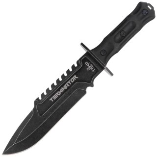 Nóż Third Decor Habitat Terminator Black Rubberized ABS, Stonewashed 420 (H0301) Decor Habitat