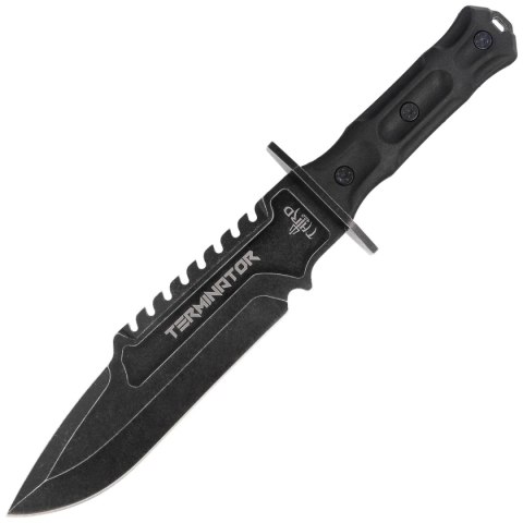 Nóż Third Decor Habitat Terminator Black Rubberized ABS, Stonewashed 420 (H0301) Decor Habitat