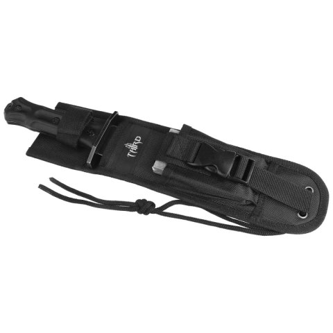 Nóż Third Decor Habitat Terminator Black Rubberized ABS, Stonewashed 420 (H0301) Decor Habitat