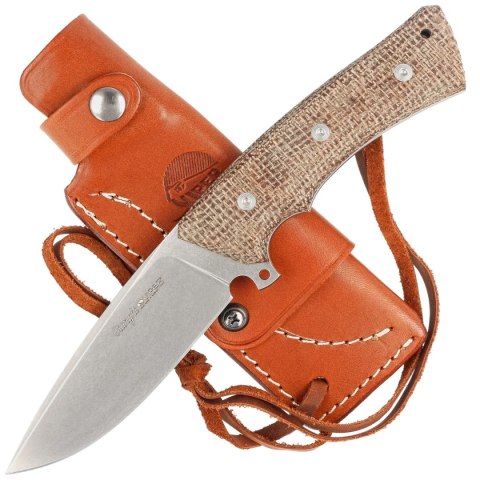 Nóż Viper Gianghi Brown Burlap Micarta, Stonewashed N690Co by Fabrizio Silvestrelli (V4882IM) Viper by Tecnocut