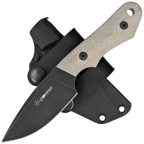Nóż Viper Handy Green Canvas Micarta, Black Stonewashed MagnaCut by Fabrizio Silvestrelli (VT4042CG) Viper by Tecnocut