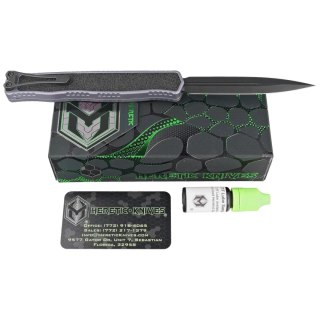 Nóż automatyczny OTF Heretic Cleric II D/E Gray Aluminium, Black DLC MagnaCut by Tony Marfione Jr. Heretic Knives