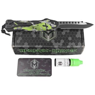 Nóż automatyczny OTF Heretic Hydra R/E Heretic Camo Aluminium, Black/Satin MagnaCut by Tony Marfione Jr. Heretic Knives