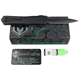 Nóż automatyczny OTF Heretic Manticore X D/E Black Frag Aluminium, Black DLC MagnaCut by Tony Marfione Jr. Heretic Knives