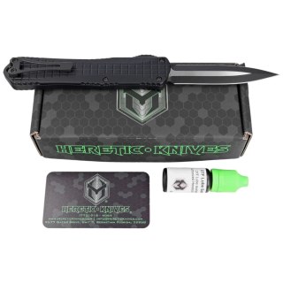 Nóż automatyczny OTF Heretic Manticore X D/E Black Frag Aluminium, Black/Satin MagnaCut by Tony Marfione Jr. Heretic Knives