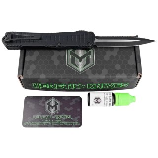 Nóż automatyczny OTF Heretic Manticore X D/E Black Frag Aluminum, P/S Black/Satin MagnaCut by Tony Marfione Jr. Heretic Knives