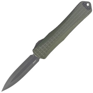 Nóż automatyczny OTF Heretic Manticore X D/E Green Frag Aluminium, Black DLC MagnaCut by Tony Marfione Jr. Heretic Knives