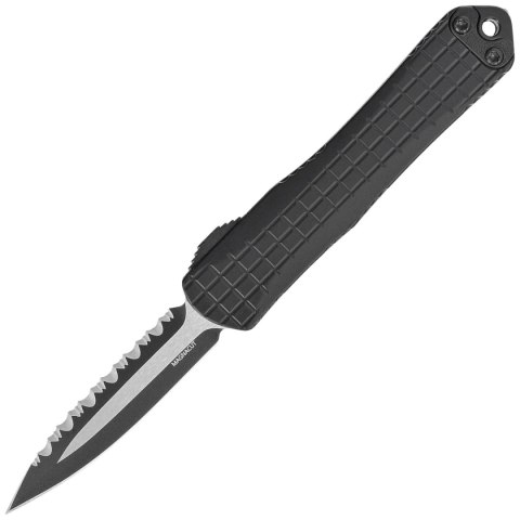 Nóż automatyczny OTF Heretic Manticore S D/E Black Frag Aluminium, P/S Black/Satin MagnaCut by Tony Marfione Jr. Heretic Knives