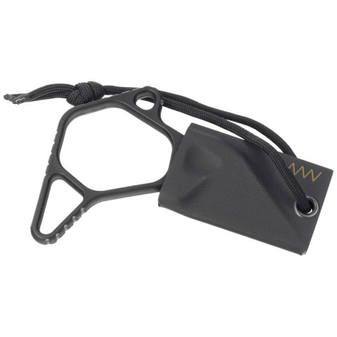 Nóż na szyję ANV M06 GRN Black GRN, Composite, Kydex (ANVM06-002K) ANV - Acta Non Verba Knives