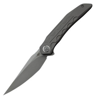 Nóż składany Bestech Samari Grey Titanium, Bead Blasted/Stonewashed M390 by Kombou (BT2009A) Bestech Knives