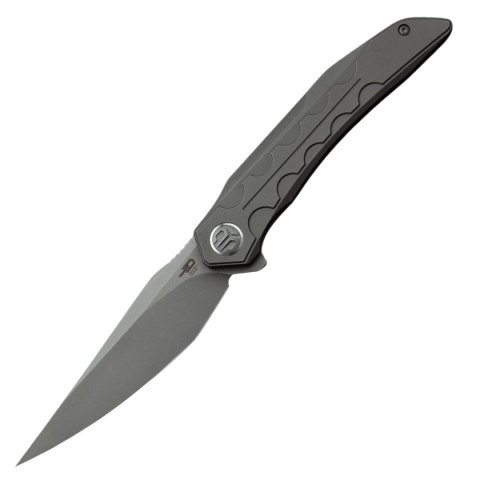 Nóż składany Bestech Samari Grey Titanium, Bead Blasted/Stonewashed M390 by Kombou (BT2009A) Bestech Knives