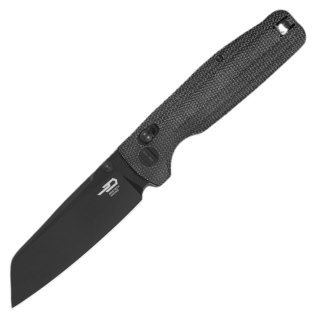 Nóż składany Bestech Slasher Black Micarta, Black Stonewashed D2 (BG56A-2) Bestech Knives