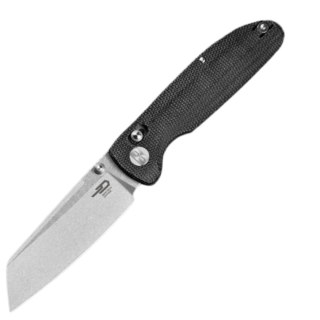 Nóż składany Bestech Slasher Black Micarta, Stonewashed D2 (BG56A-1) Bestech Knives