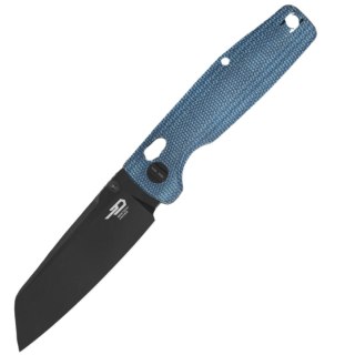 Nóż składany Bestech Slasher Blue Micarta, Black Stonewashed D2 (BG56C-2) Bestech Knives