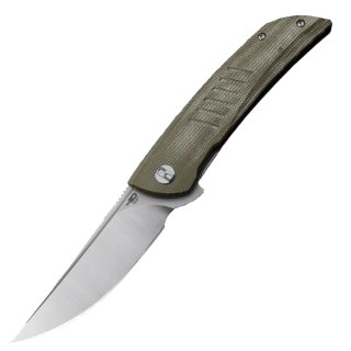 Nóż składany Bestech Swift Green Micarta, Satin D2 (BG30A-1) Bestech Knives